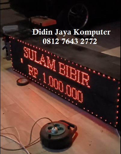 <p>Running text bolak-balik dengan ukuran 36x100cm dan warna led merah untuk salon. Running text berkualitas terbaik yang awet dan tahan lama dapat digunakan untuk waktu yang lama. Pemasangan running tex gratis dan juga mendapatkan garansi 1 tahun. Harga running text murah.&nbsp;</p>